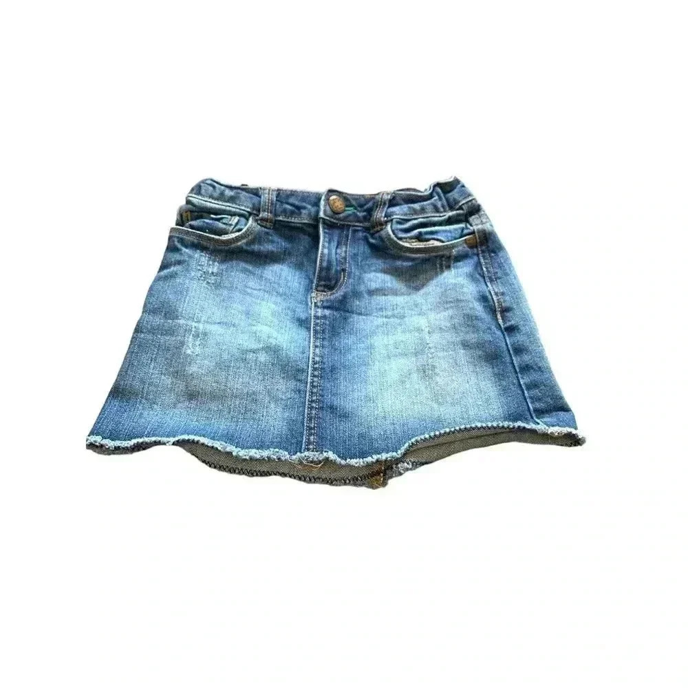 [5 for  $25] Osh Kosh girls denim skirt, size 6, GUC